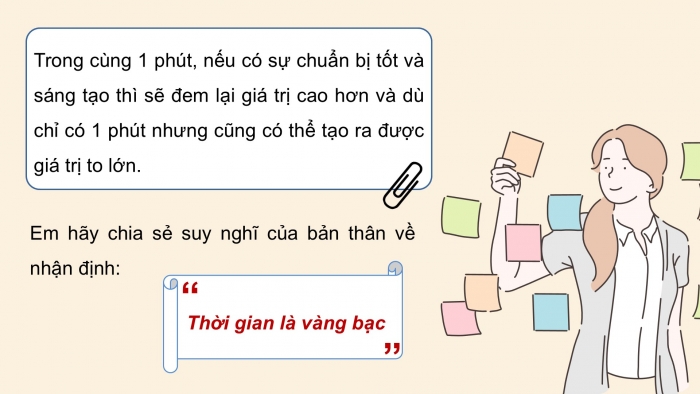 Giáo án điện tử Công dân 9 cánh diều Bài 6: Quản lí thời gian hiệu quả