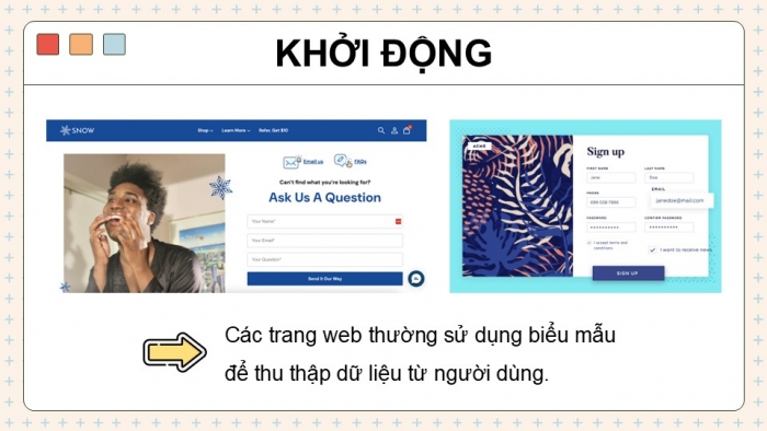 Giáo án điện tử Tin học ứng dụng 12 kết nối Bài 12: Tạo biểu mẫu