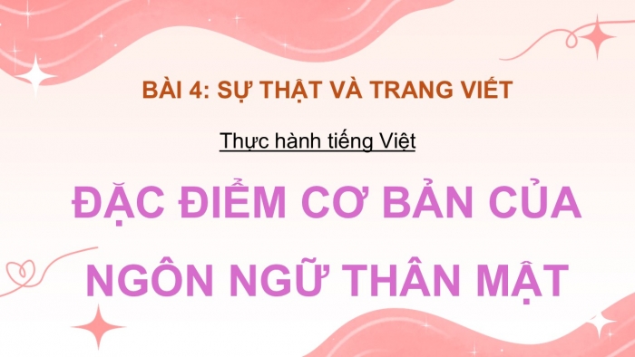 Giáo án điện tử Ngữ văn 12 chân trời Bài 4: Thực hành tiếng Việt