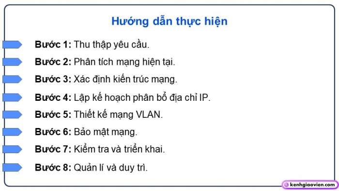 Giáo án điện tử Khoa học máy tính 12 chân trời Bài B7: Thực hành thiết kế mạng nội bộ