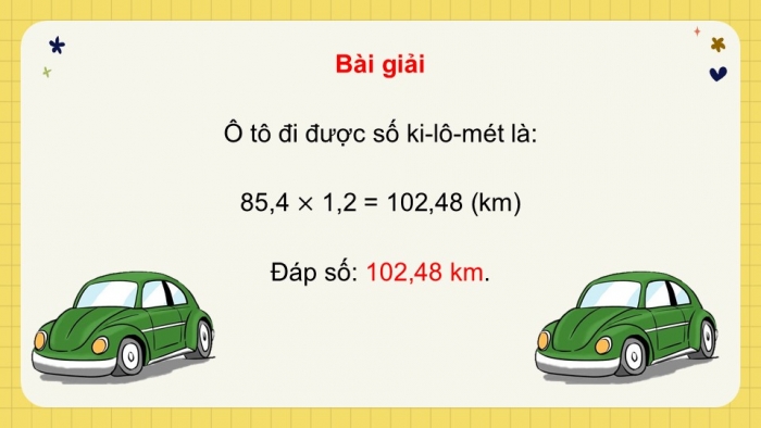 Giáo án PPT dạy thêm Toán 5 Chân trời bài 32: Nhân hai số thập phân