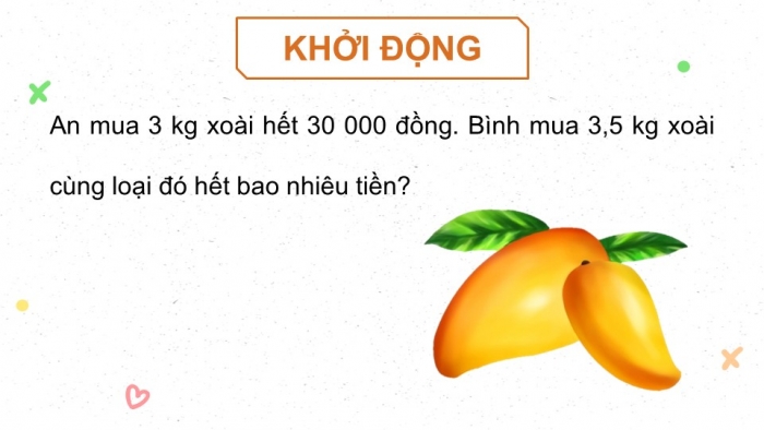 Giáo án PPT dạy thêm Toán 5 Chân trời bài 33: Nhân một số thập phân với 10; 100; 1000;... Nhân một số thập phân với 0,1; 0,01; 0,001...