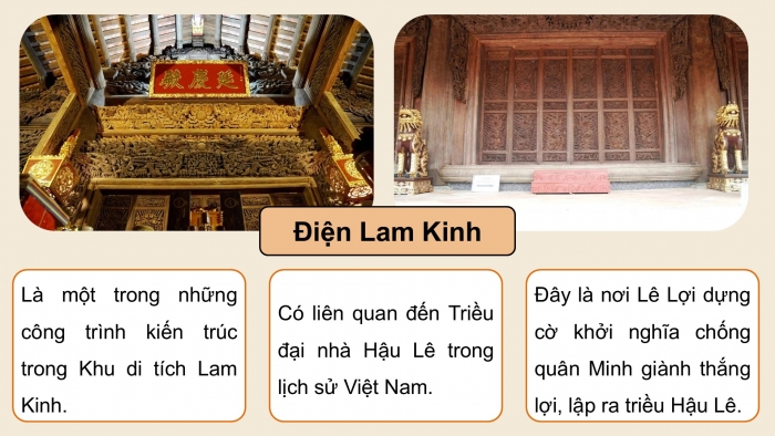 Giáo án điện tử Lịch sử và Địa lí 5 kết nối Bài 12: Khởi nghĩa Lam Sơn và Triều Hậu Lê