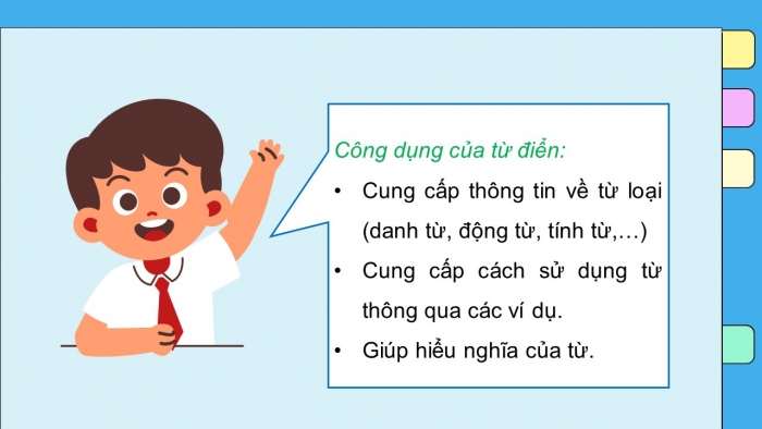 Giáo án điện tử Tiếng Việt 5 kết nối Bài 19: Luyện tập sử dụng từ điển