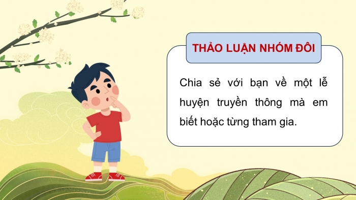 Giáo án điện tử Tiếng Việt 5 chân trời Bài 3: Ca dao về lễ hội