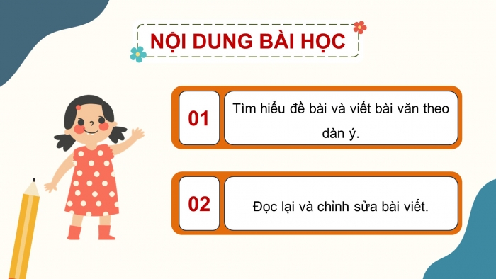 Giáo án điện tử Tiếng Việt 5 chân trời Bài 4: Viết bài văn kể chuyện sáng tạo (Bài viết số 3)