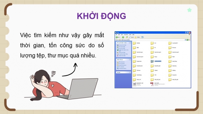 Giáo án điện tử Tin học 5 cánh diều Chủ đề C2 Bài 2: Tìm kiếm tệp và thư mục