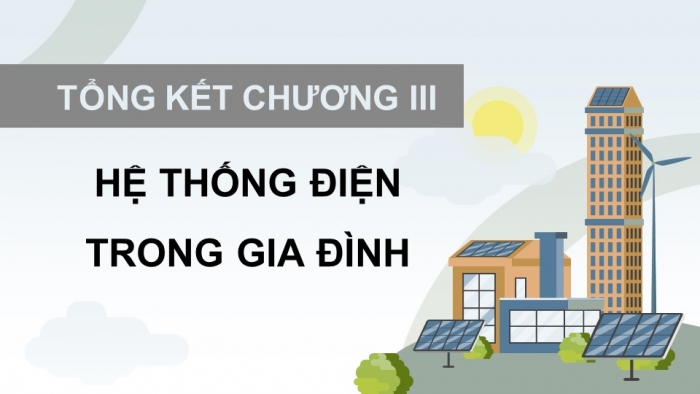 Giáo án điện tử Công nghệ 12 Điện - Điện tử Kết nối Bài Tổng kết chương III