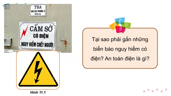 Giáo án điện tử Công nghệ 12 Điện - Điện tử Kết nối Bài 11: An toàn điện