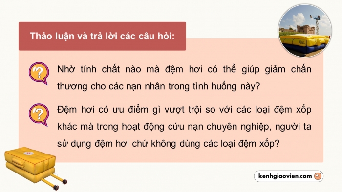 Giáo án điện tử Vật lí 12 chân trời Bài 5: Thuyết động học phân tử chất khí