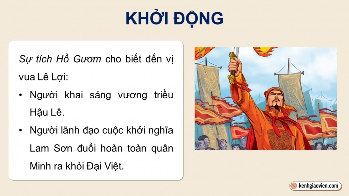 Giáo án điện tử Lịch sử và Địa lí 5 cánh diều Bài 11: Khởi nghĩa Lam Sơn và Triều Hậu Lê