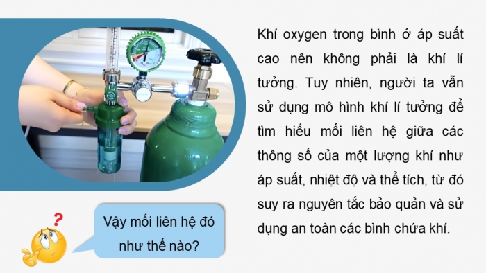 Giáo án điện tử Vật lí 12 cánh diều Bài 2: Phương trình trạng thái khí lí tưởng