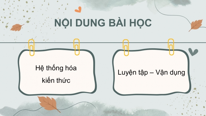 Giáo án điện tử Thiết kế và Công nghệ 10 kết nối Bài Tổng kết chương I