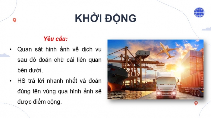 Giáo án điện tử Địa lí 9 cánh diều Bài 8: Dịch vụ