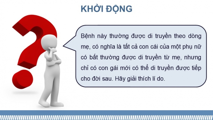 Giáo án điện tử Sinh học 12 kết nối Bài 15: Di truyền gene ngoài nhân