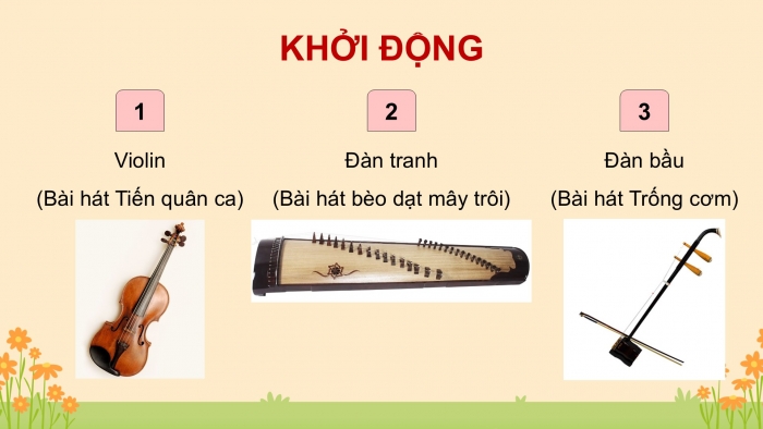 Giáo án điện tử Âm nhạc 5 kết nối Tiết 13: Hát Duyên dáng mùa xuân