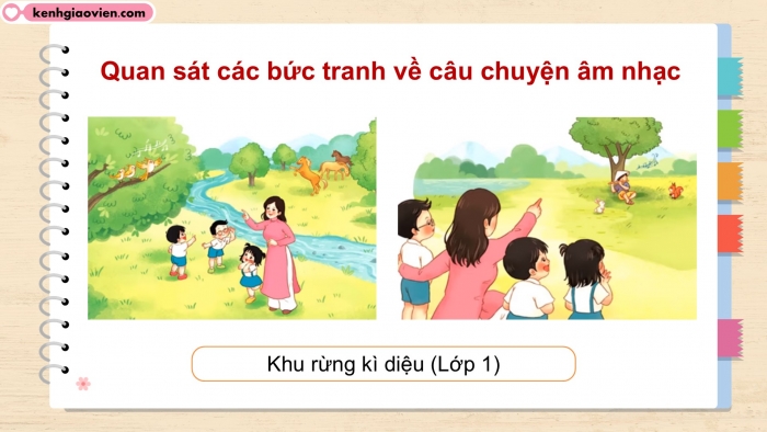 Giáo án điện tử Âm nhạc 5 kết nối Tiết 15: Thường thức âm nhạc Câu chuyện về bản xô-nát Ánh trăng, Ôn nhạc cụ