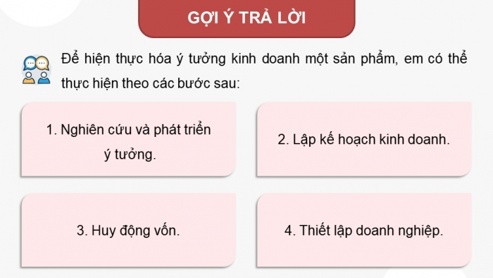 Giáo án điện tử Kinh tế pháp luật 12 chân trời Bài 5: Lập kế hoạch kinh doanh