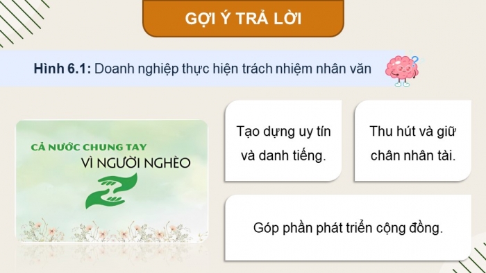 Giáo án điện tử Kinh tế pháp luật 12 chân trời Bài 6: Trách nhiệm xã hội của doanh nghiệp