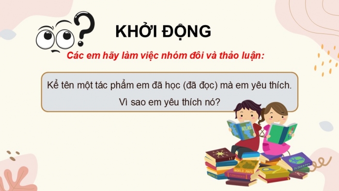 Giáo án điện tử Tiếng Việt 5 cánh diều Bài 6: Luyện tập viết đoạn văn thể hiện tình cảm, cảm xúc (Tìm ý, sắp xếp ý)