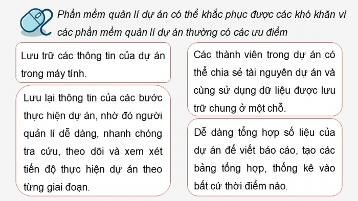 Giáo án điện tử chuyên đề Tin học ứng dụng 12 cánh diều Bài 1: Tạo lập dự án