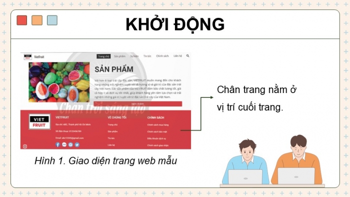 Giáo án điện tử Tin học ứng dụng 12 chân trời Bài E3: Tạo văn bản, chèn hình ảnh và tạo chân trang