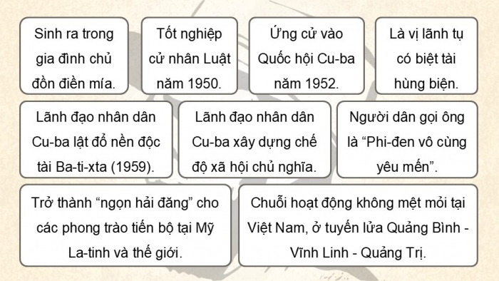 Giáo án điện tử Lịch sử 9 cánh diều Bài 11: Khu vực Mỹ La-tinh từ năm 1945 đến năm 1991 (P2)