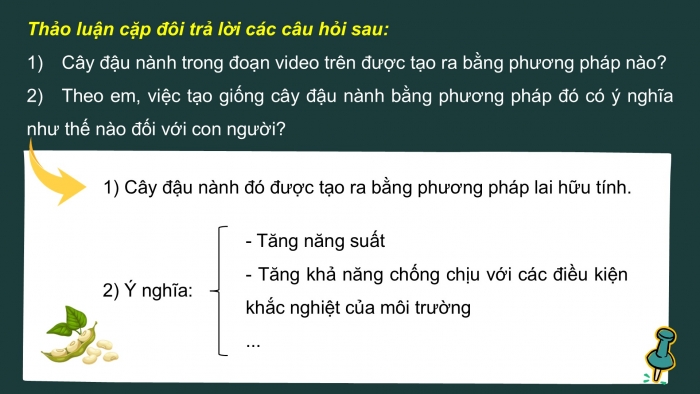 Giáo án điện tử Sinh học 12 chân trời Bài 12: Thành tựu chọn, tạo giống bằng phương pháp lai hữu tính