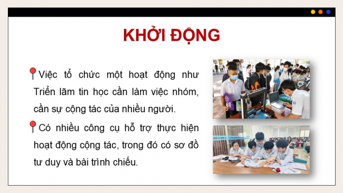 Giáo án điện tử Tin học 9 kết nối Bài 7: Trình bày thông tin trong trao đổi và hợp tác