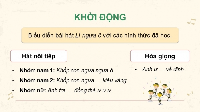 Giáo án điện tử Âm nhạc 9 kết nối Tiết 16: Nhạc cụ Recorder hoặc kèn phím