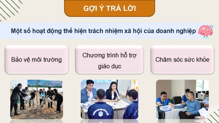 Giáo án điện tử Kinh tế pháp luật 12 kết nối Bài 6: Trách nhiệm xã hội của doanh nghiệp