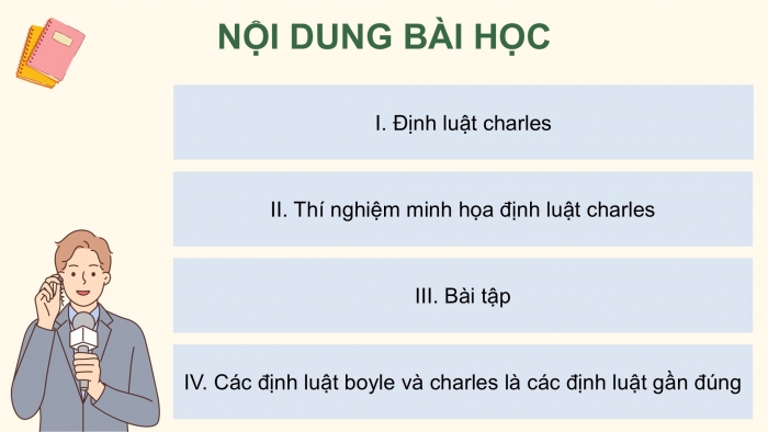 Giáo án điện tử Vật lí 12 kết nối Bài 10: Định luật Charles