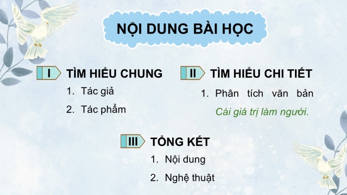 Giáo án điện tử Ngữ văn 12 chân trời Bài 4: Cái giá trị làm người (Vũ Trọng Phụng)