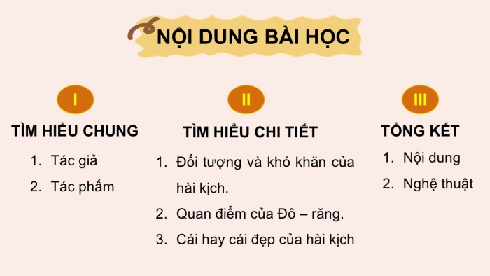 Giáo án điện tử Ngữ văn 12 chân trời Bài 5: Đối tượng và những khó khăn của hài kịch (Mô-li-e)