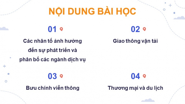 Giáo án điện tử Địa lí 9 chân trời Bài 8: Dịch vụ (P2)