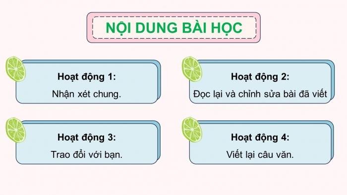 Giáo án điện tử Tiếng Việt 5 chân trời Bài 7: Trả bài văn kể chuyện sáng tạo (Bài viết số 1)