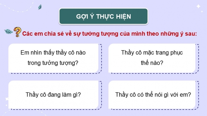 Giáo án điện tử Hoạt động trải nghiệm 5 kết nối Chủ đề Tôn sư trọng đạo - Tuần 10