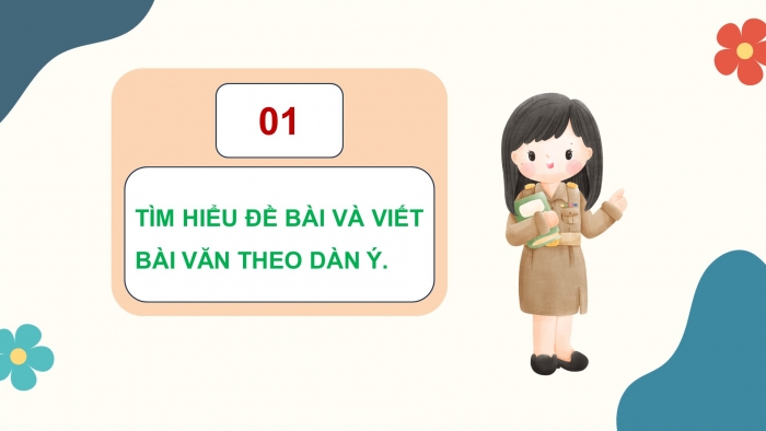 Giáo án điện tử Tiếng Việt 5 chân trời Bài 4: Viết bài văn kể chuyện sáng tạo (Bài viết số 3)