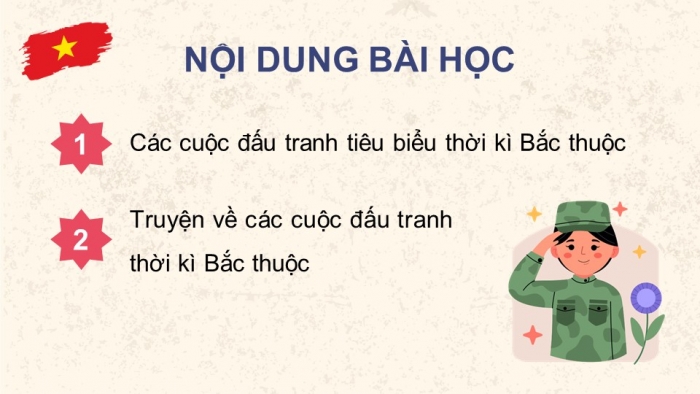 Giáo án điện tử Lịch sử và Địa lí 5 cánh diều Bài 8: Đấu tranh giành độc lập thời kì Bắc thuộc