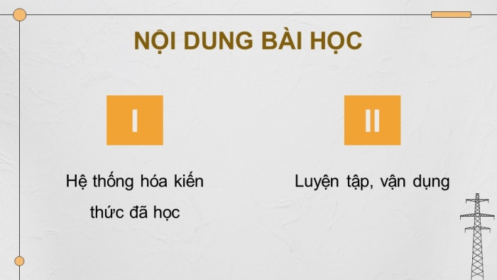 Giáo án điện tử Công nghệ 12 Điện - Điện tử Kết nối Bài Tổng kết chương IV