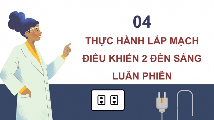 Giáo án điện tử Công nghệ 9 Lắp đặt mạng điện trong nhà Chân trời Chủ đề 6: Thực hành lắp đặt mạng điện trong nhà (P2)