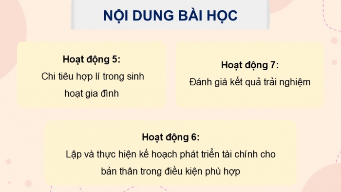 Giáo án điện tử Hoạt động trải nghiệm 12 chân trời bản 2 Chủ đề 4: Thể hiện trách nhiệm với gia đình (P2)