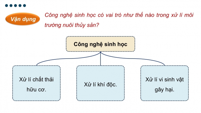 Giáo án điện tử Công nghệ 12 Lâm nghiệp - Thủy sản Kết nối Bài 12: Biện pháp xử lí môi trường nuôi thuỷ sản