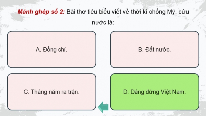 Giáo án điện tử Lịch sử 12 chân trời Bài 8: Cuộc kháng chiến chống Mỹ, cứu nước (1954 – 1975)