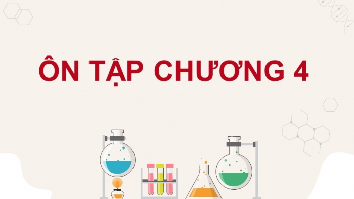 Giáo án điện tử Hoá học 12 chân trời Bài Ôn tập Chương 4