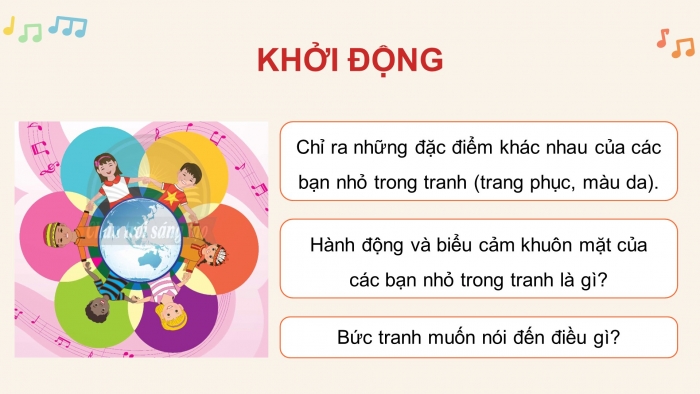 Giáo án điện tử Âm nhạc 5 chân trời Tiết 1: Khám phá âm nhạc dân gian của các dân tộc trên thế giới. Hát A-ri-ang khúc hát quê hương