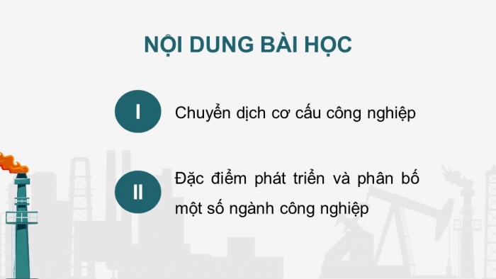 Giáo án điện tử Địa lí 12 cánh diều Bài 13: Vấn đề phát triển công nghiệp (P2)