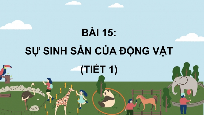 Giáo án điện tử Khoa học 5 chân trời Bài 15: Sự sinh sản của động vật