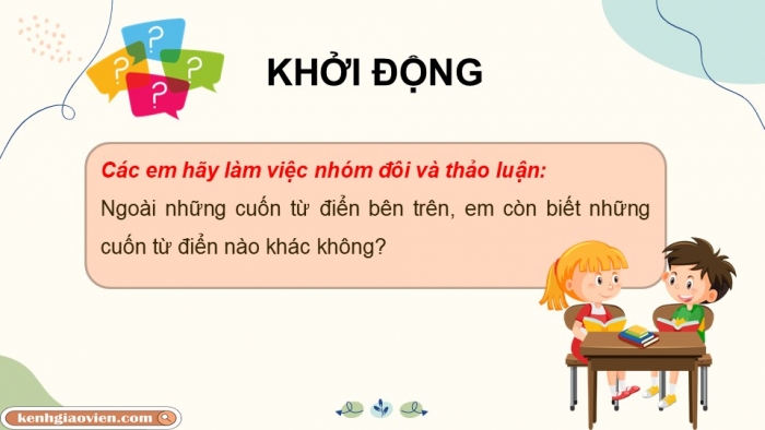 Giáo án điện tử Tiếng Việt 5 cánh diều Bài 6: Luyện tập tra từ điển