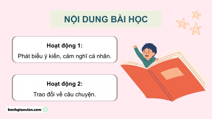 Giáo án điện tử Tiếng Việt 5 cánh diều Bài 8: Trao đổi Ý kiến của em